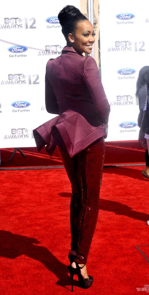 Monica;<br>The BET Awards 2012 - Arrivals