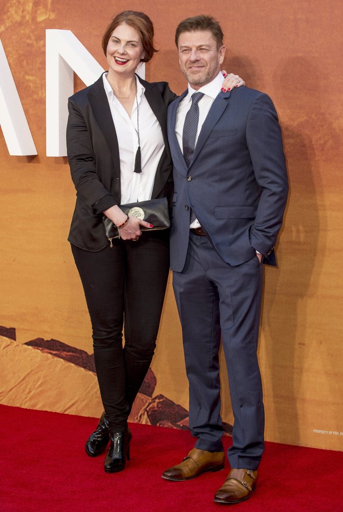 Ashley Moore;Sean Bean;<br>The European Premiere of The Martian - Arrivals