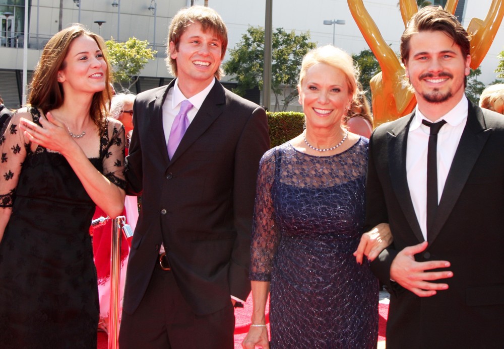 Nancy Morgan;Jason Ritter;<br>2012 Creative Arts Emmy Awards - Arrivals