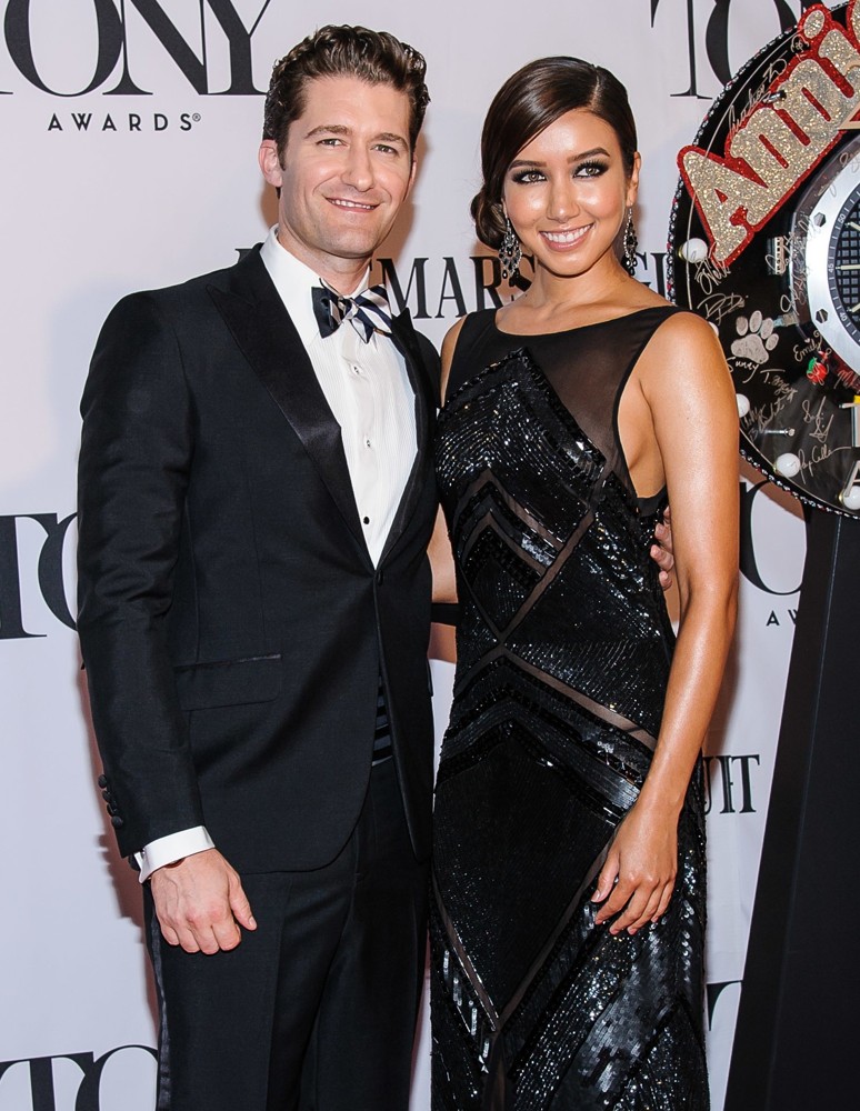 Matthew Morrison;Renee Puente;<br>The 67th Annual Tony Awards - Arrivals