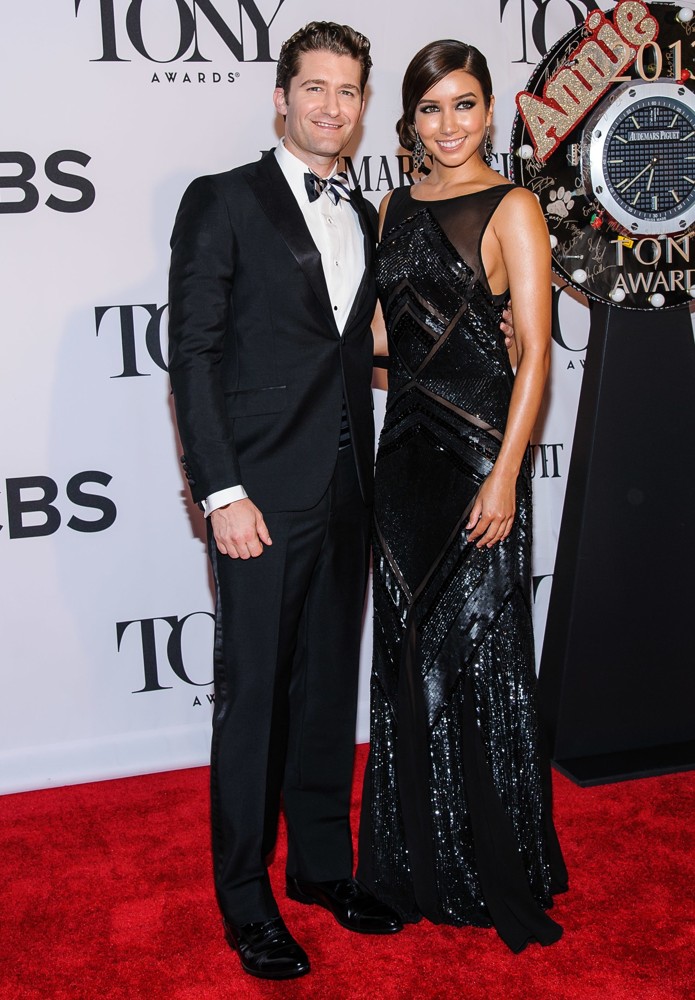 Matthew Morrison;Renee Puente;<br>The 67th Annual Tony Awards - Arrivals