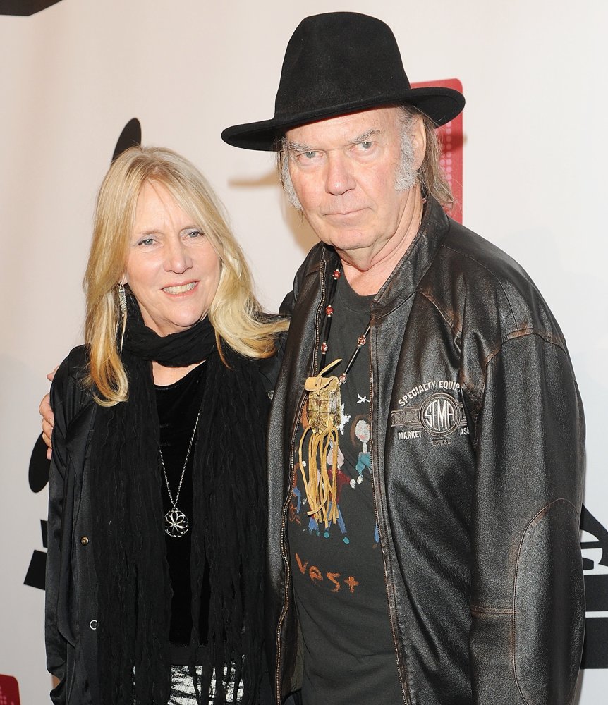 Pegi Morton;Neil Young;<br>56th GRAMMY Awards - P and E Wing Event Honoring Neil Young
