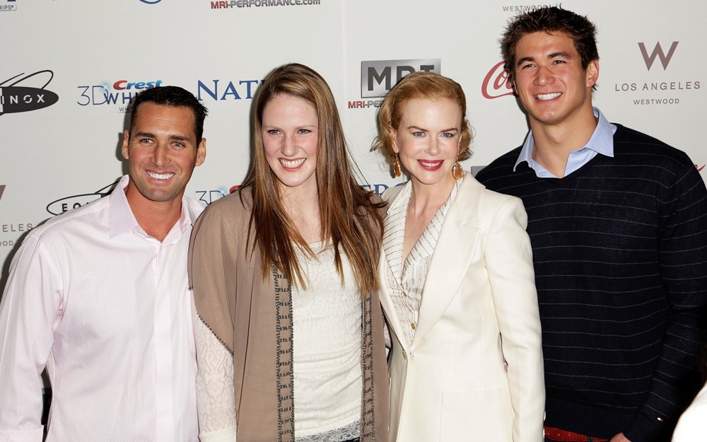 Merrill Moses;Missy Franklin;Nicole Kidman;Nathan Adrian;<br>Gold Meets Golden Event