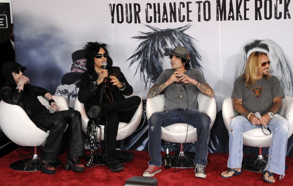 Motley Crue;<br>Motley Crue Launch of Guitar Centre on-Stage with The Make Rock History Event