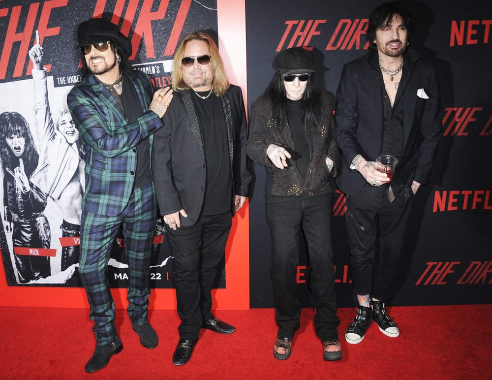 Motley Crue;<br>Premiere of Netflix's The Dirt