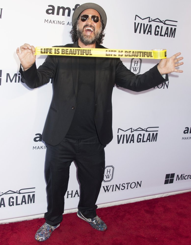 Mr. Brainwash;<br>2015 amfAR Inspiration Gala New York - Arrivals