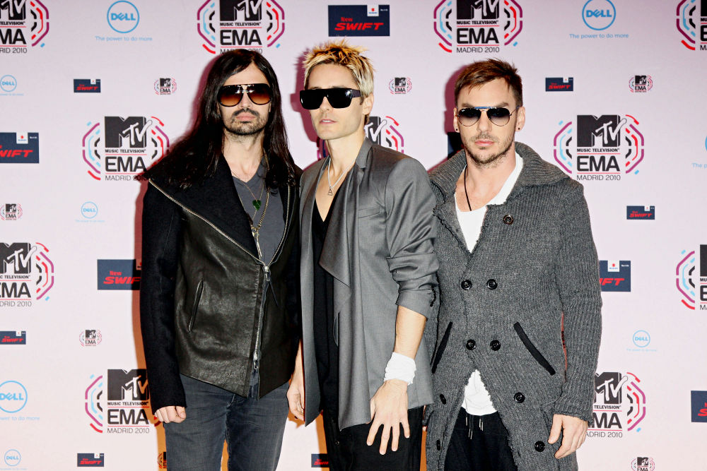 30 Seconds to Mars;<br>MTV Europe Music Awards 2010 - Arrivals