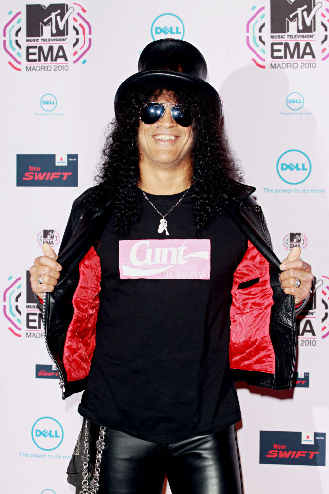 Slash;<br>MTV Europe Music Awards 2010 - Arrivals