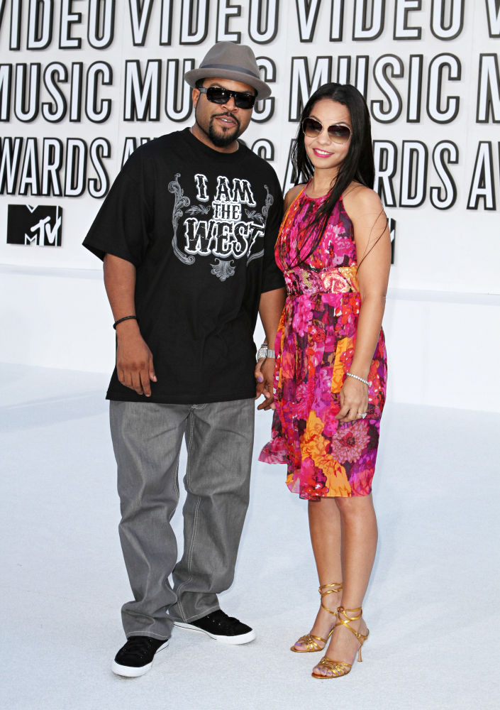 Ice Cube;Kimberly Woodruff;<br>The 2010 MTV Video Music Awards (MTV VMAs) - Arrivals