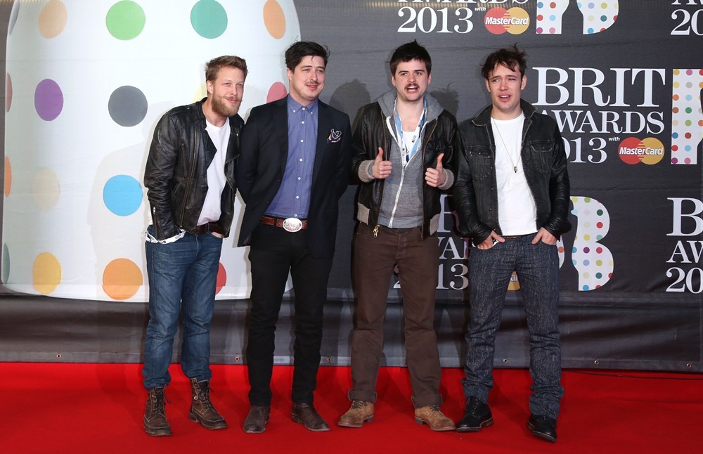 Mumford & Sons;<br>The 2013 Brit Awards - Arrivals