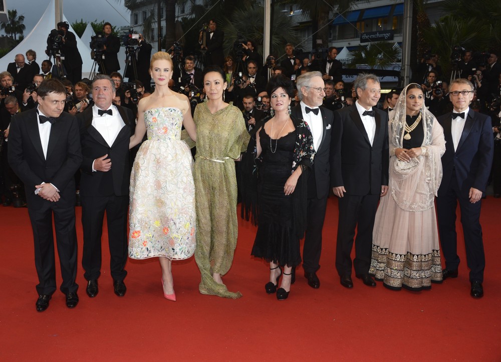 Cristian Mungiu;Daniel Auteuil;Nicole Kidman;Naomi Kawase;Lynne Ramsay;Steven Spielberg;Ang Lee;Vidya Balan;Christoph Waltz;<br>Opening Ceremony of The 66th Cannes Film Festival - The Great Gatsby - Premiere