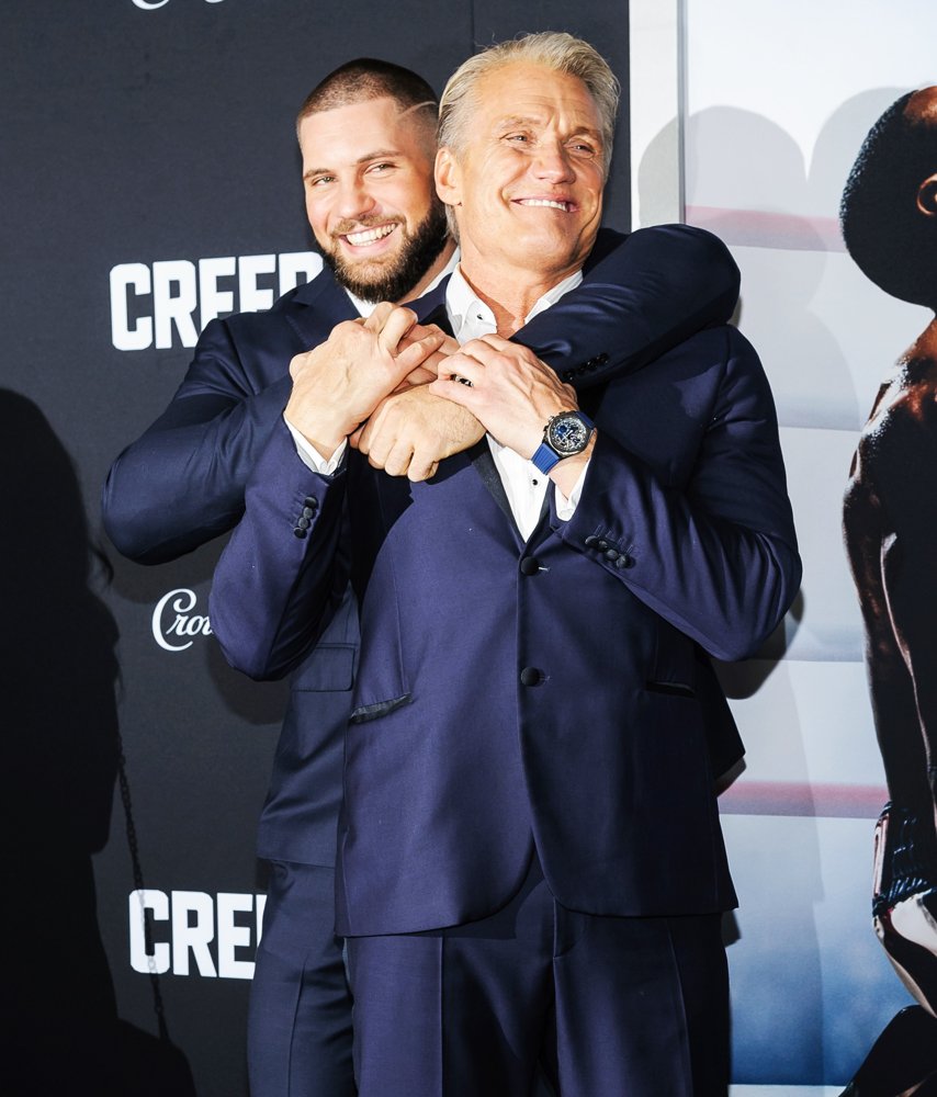 Florian Munteanu;Dolph Lundgren;<br>Creed II New York Premiere