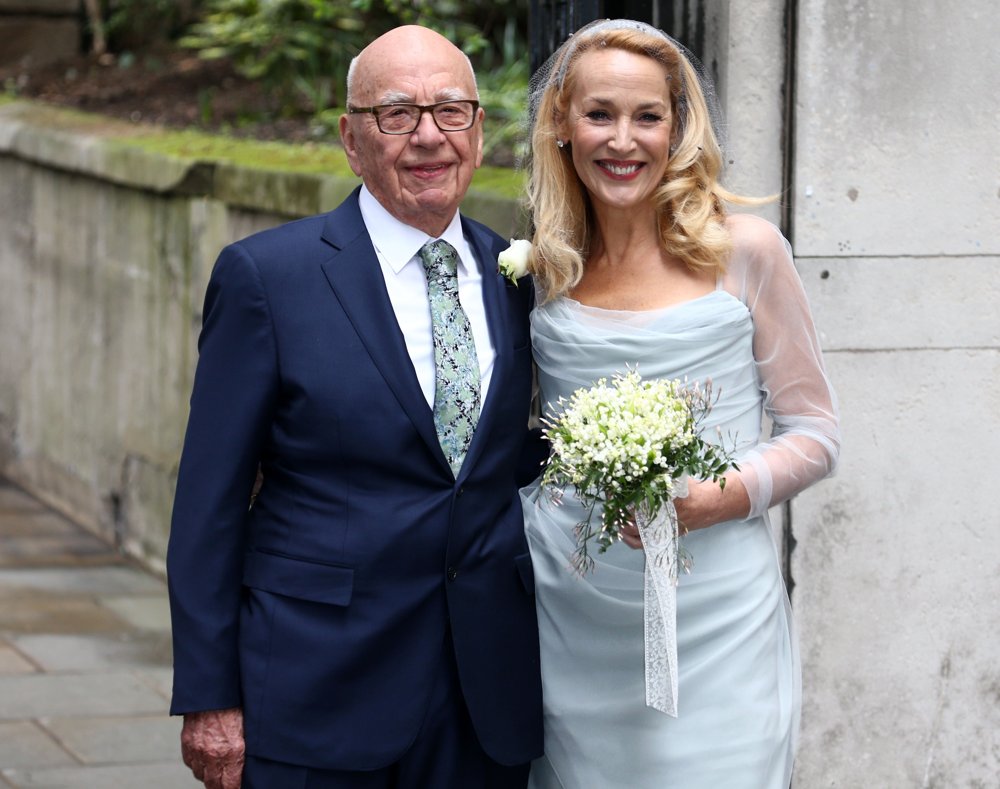 Jerry Hall Picture 1 - Wedding of Rupert Murdoch and Jerry Hall