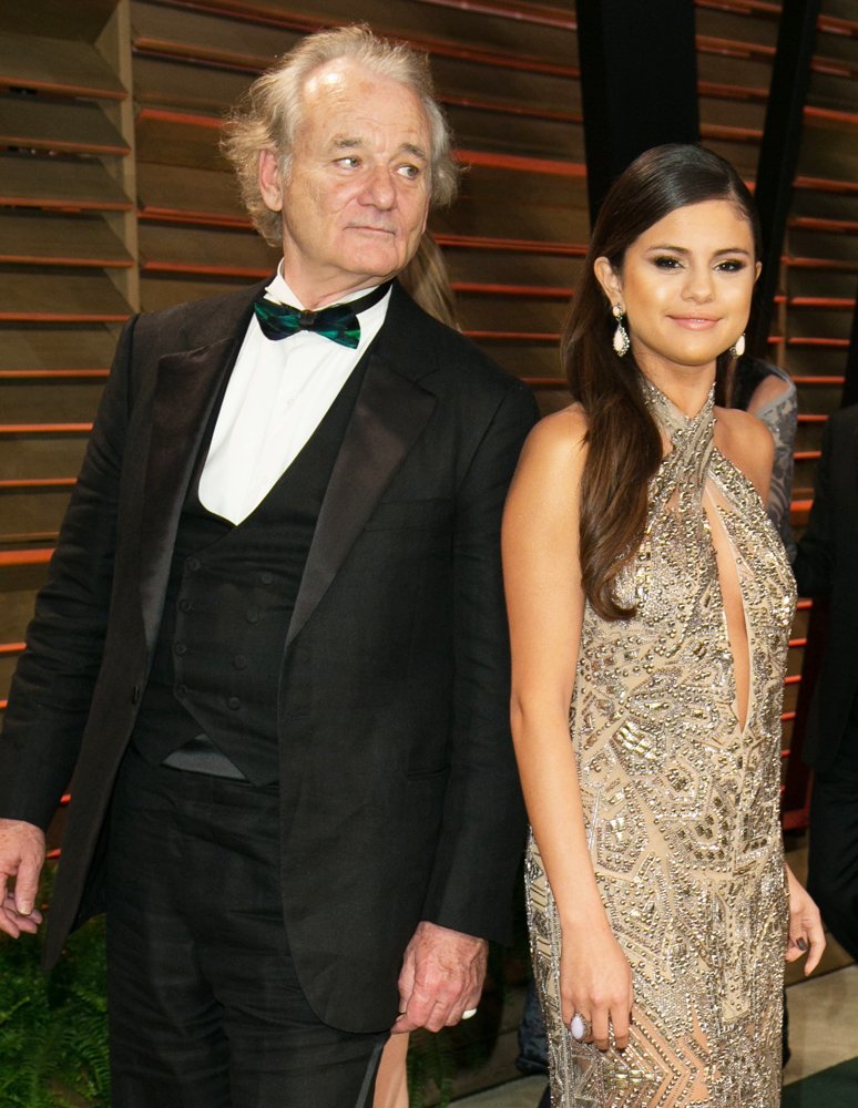 Bill Murray;Selena Gomez;<br>2014 Vanity Fair Oscar Party