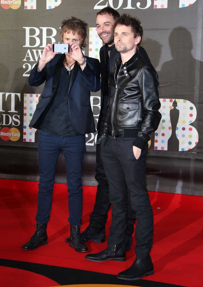 Muse;<br>The 2013 Brit Awards - Arrivals