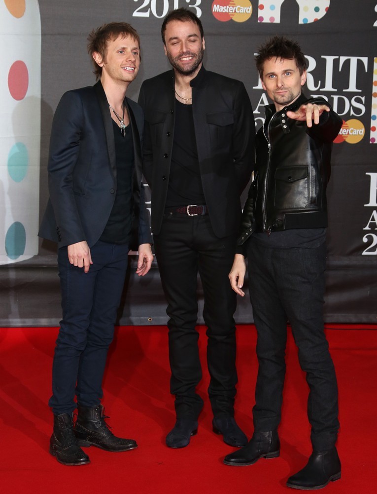 Muse;<br>The 2013 Brit Awards - Arrivals