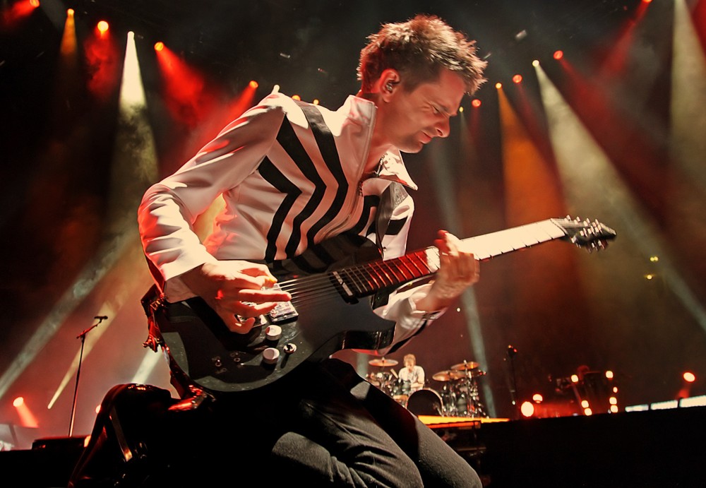 Matthew Bellamy;Dominic Howard;Muse;<br>Muse Performing Live in Concert