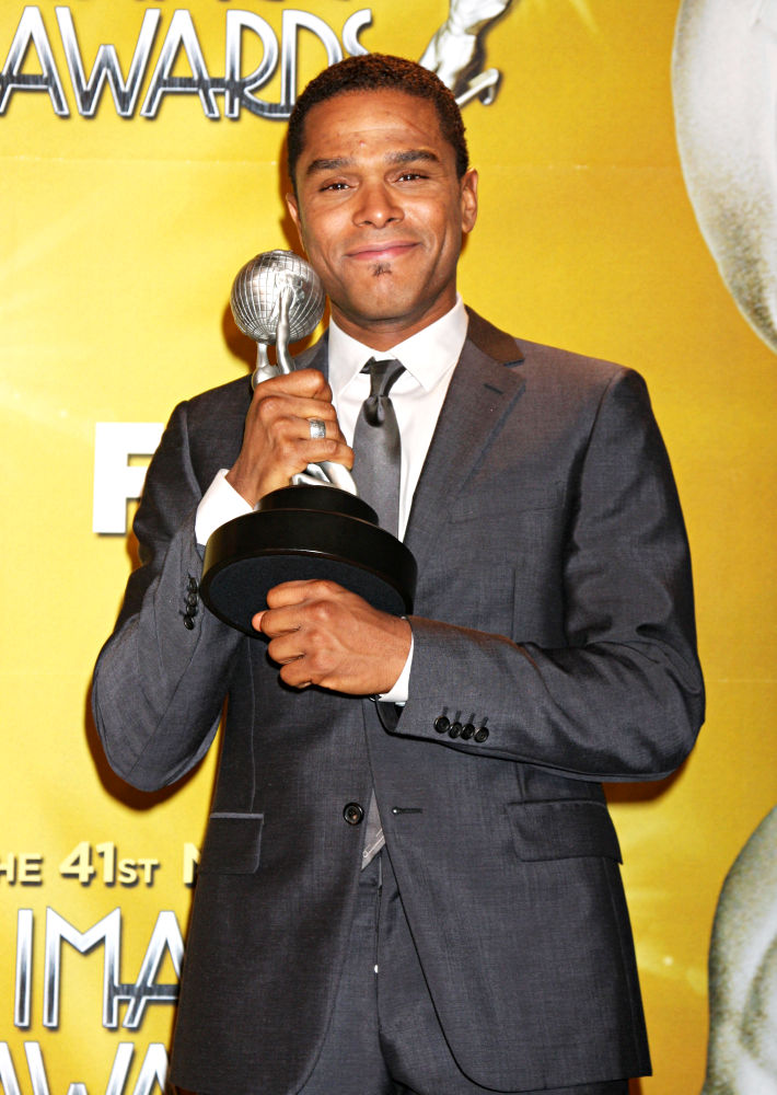 Maxwell;<br>41st NAACP Image Awards - Press Room