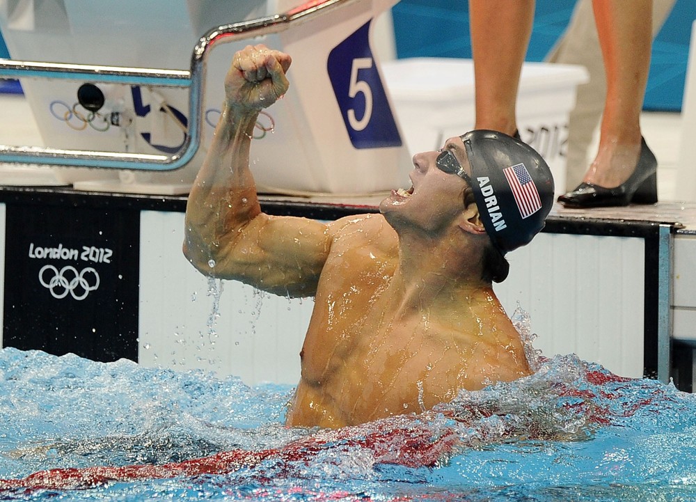 Nathan Adrian;<br>The Final of The Men's 100m Freestyle - The London 2012 Olympic Games
