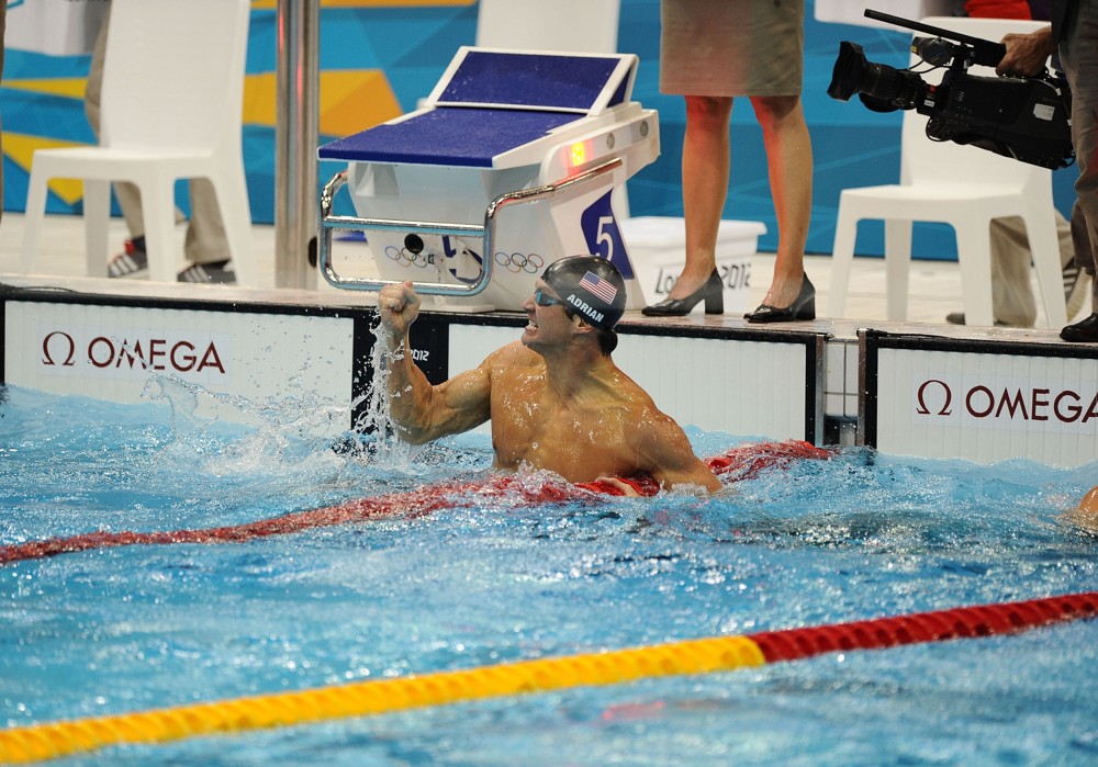 Nathan Adrian;<br>The Final of The Men's 100m Freestyle - The London 2012 Olympic Games