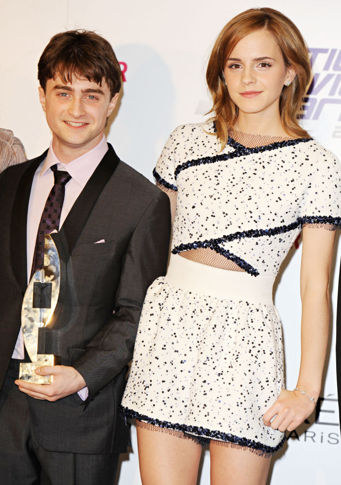 Daniel Radcliffe;Emma Watson;<br>National Movie Awards - Press Room