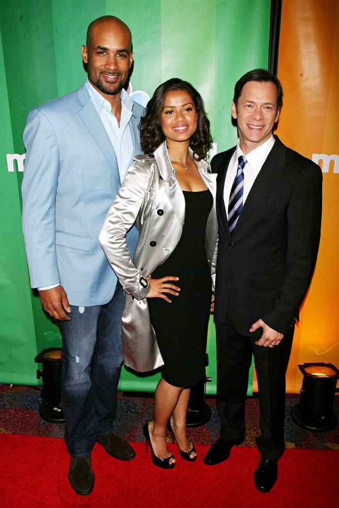 Boris Kadjoe;Gugu Mbatha-Raw;Jeff Gaspin;<br>2010 NBC Upfront Presentation