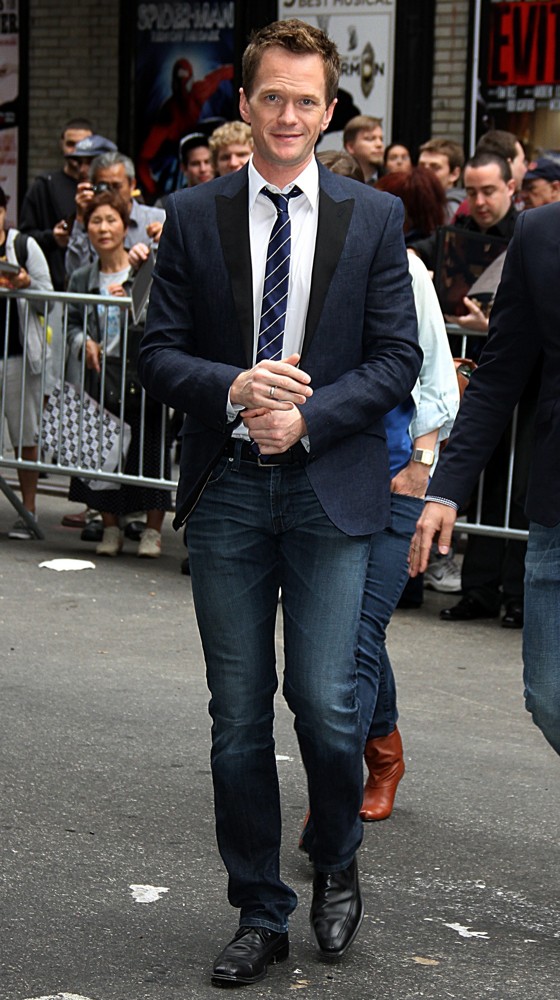Neil Patrick Harris;<br>Celebrities Arriving for The Late Show with David Letterman