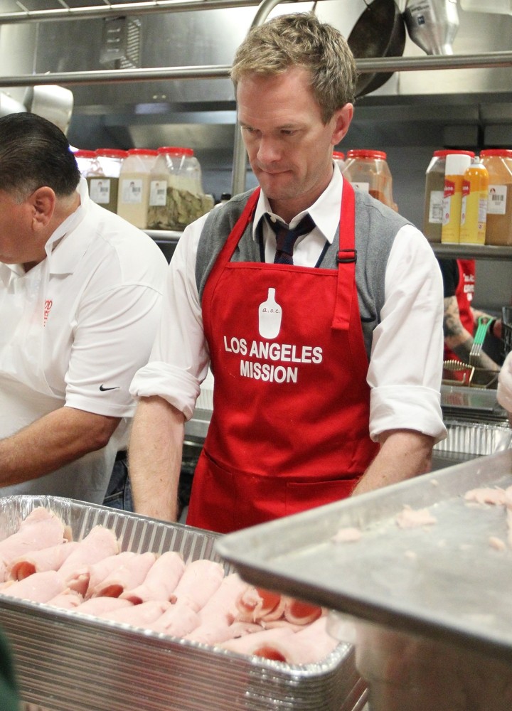 Neil Patrick Harris;<br>The LA Mission's Annual Thanksgiving for The Homeless