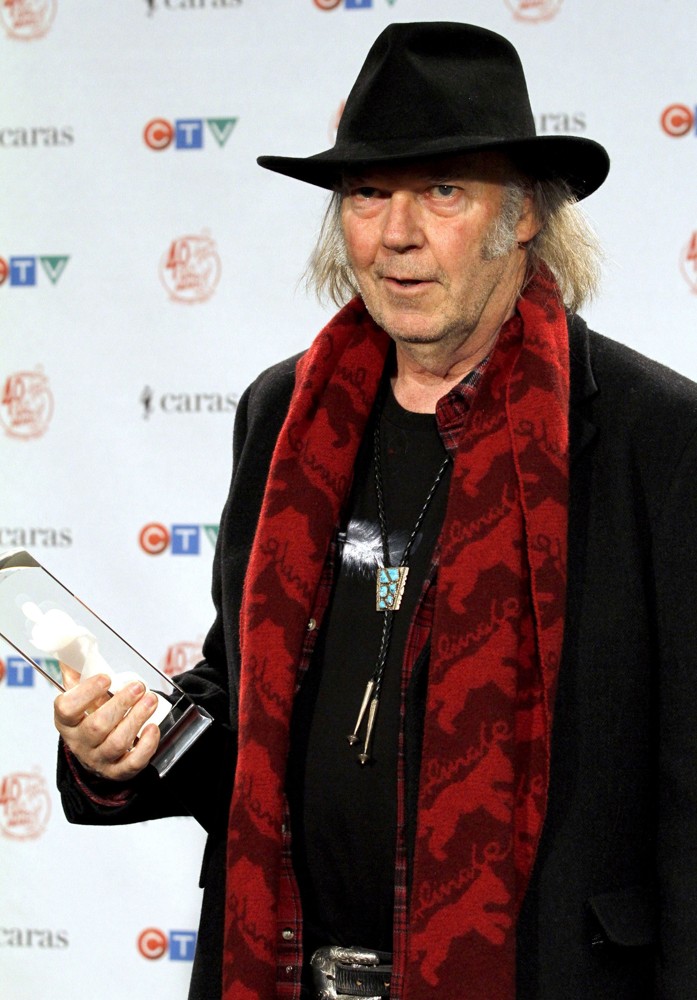 Neil Young;<br>The 2011 JUNO Awards - Press Room