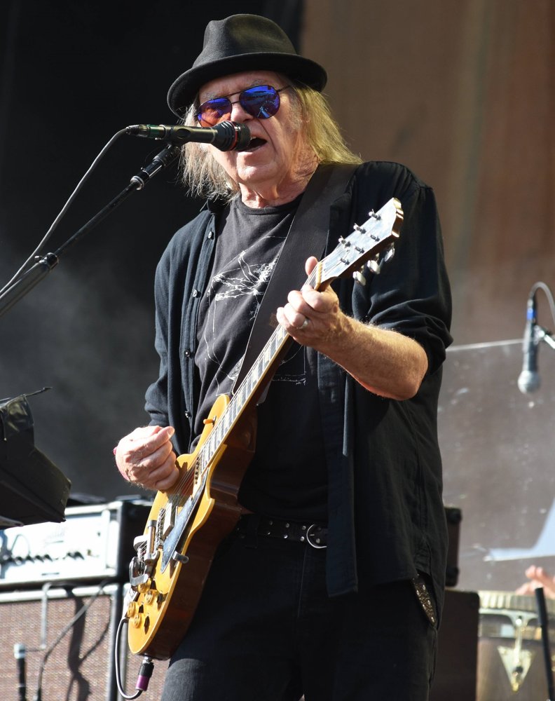 Neil Young and Glen Hansard Play at Nowlan Park