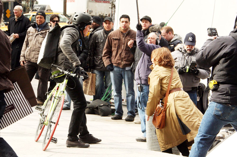 Zac Efron;Michelle Pfeiffer;<br>On The Set of New Film 'New Year's Eve'