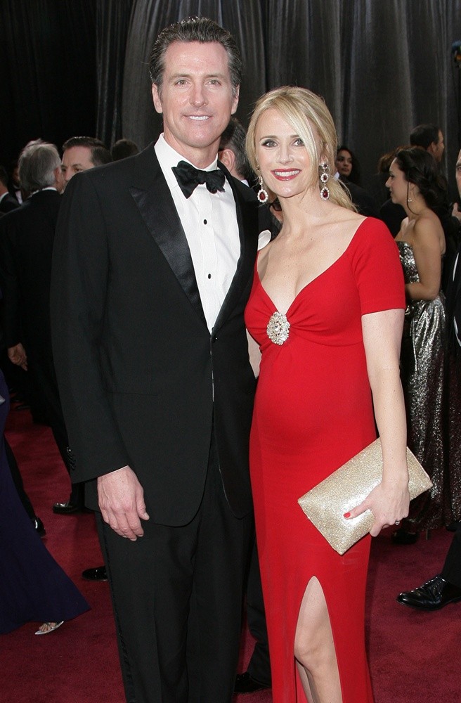 Gavin Newsom;Jennifer Siebel;<br>The 85th Annual Oscars - Red Carpet Arrivals