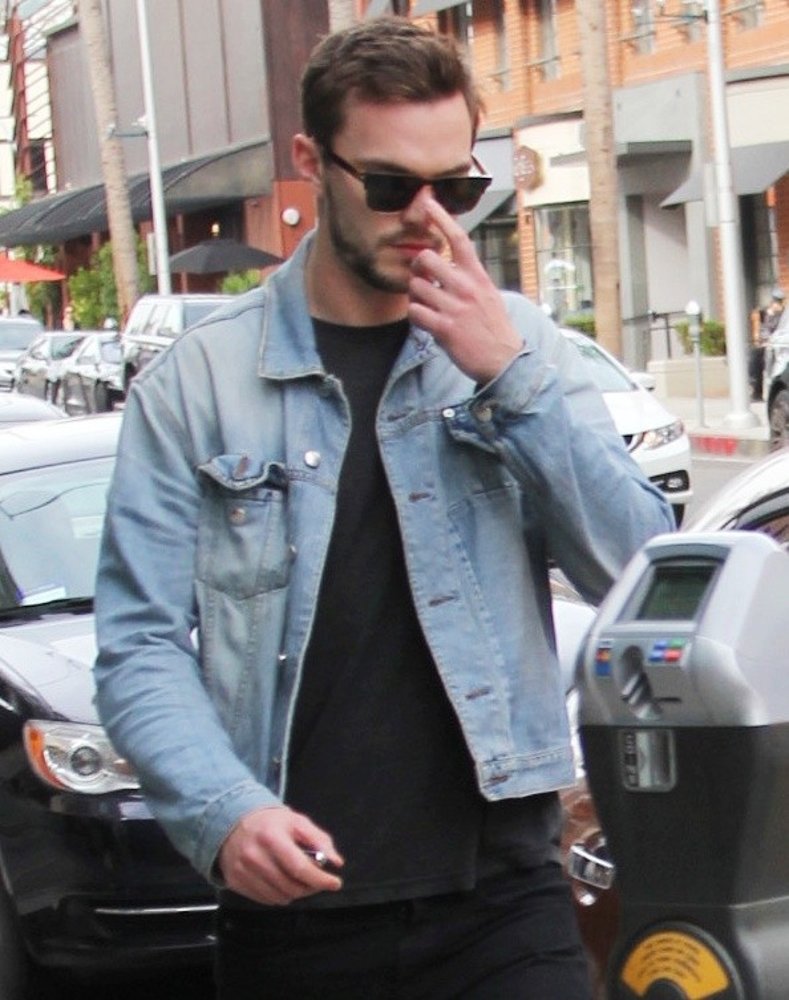 Nicholas Hoult Spotted Walking in Beverly Hills