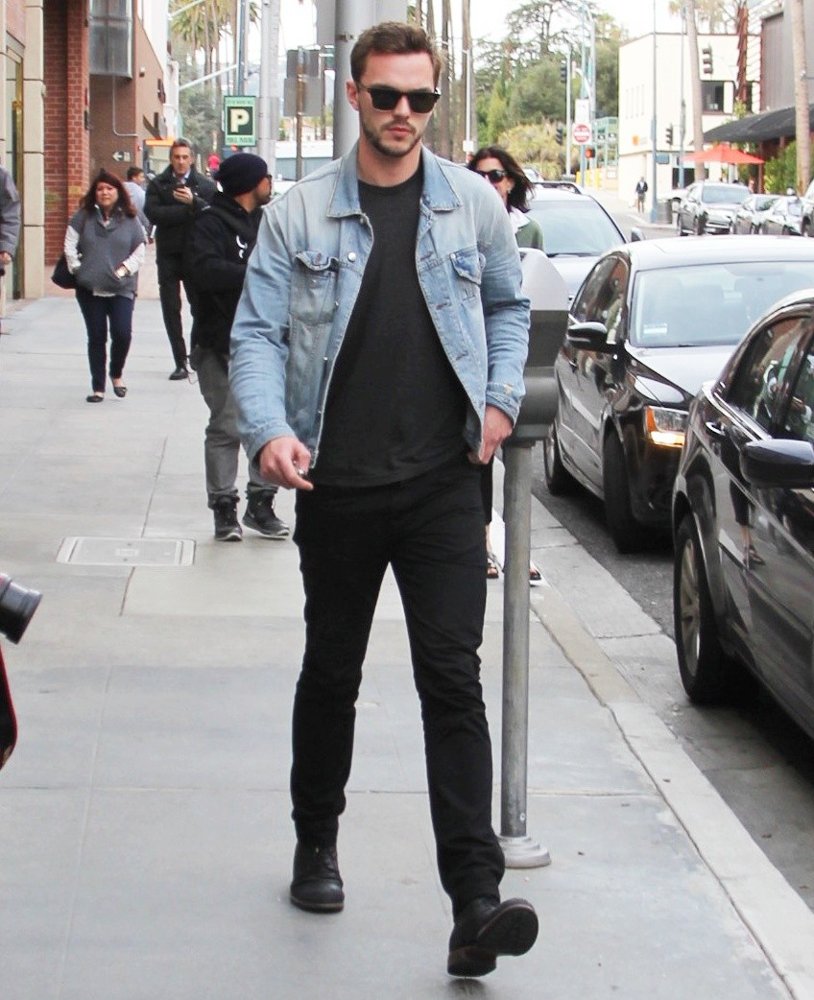 Nicholas Hoult Spotted Walking in Beverly Hills