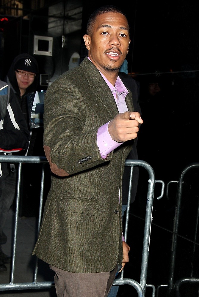 Nick Cannon;<br>Nick Cannon Outside ABC Studios to Appear on Good Morning America