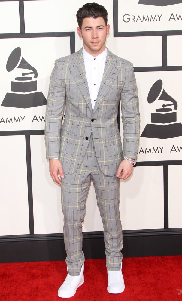 Nick Jonas;<br>57th Annual GRAMMY Awards - Arrivals