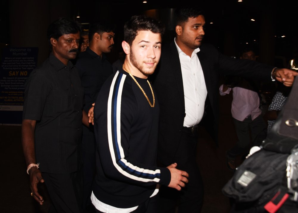 Nick Jonas;<br>Nick Jonas Arrives at The Mumbai Airport