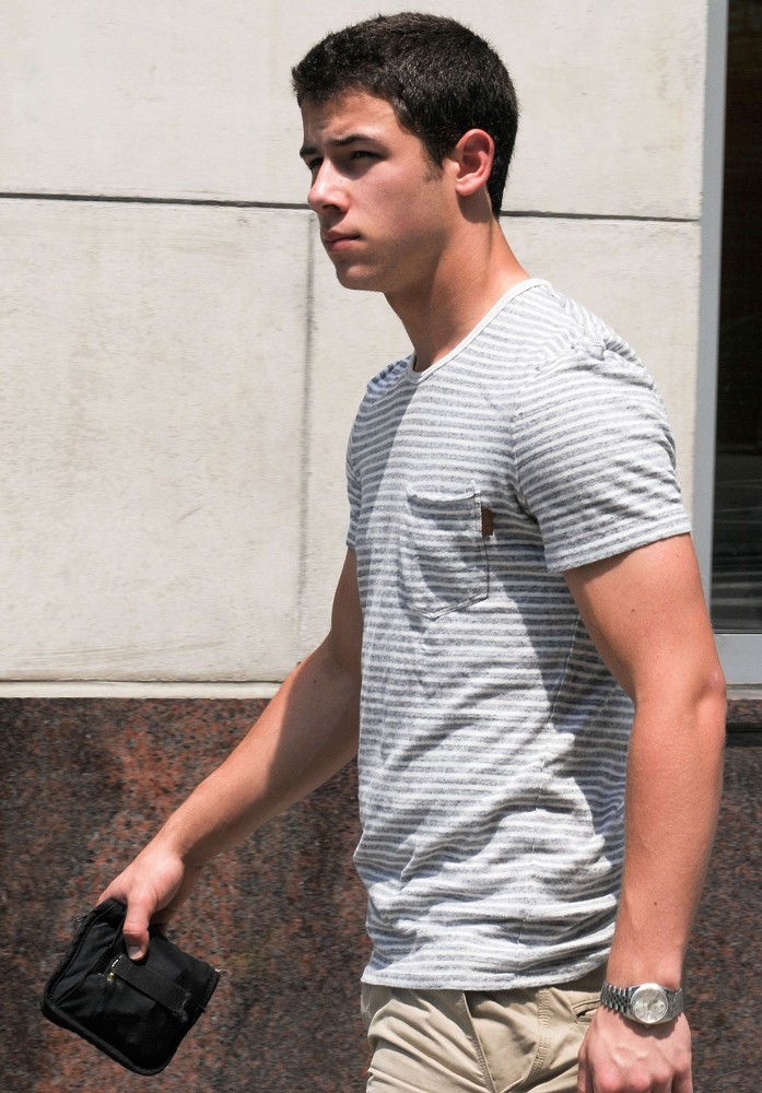 Nick Jonas;Jonas Brothers;<br>Nick Jonas Out and About in Midtown