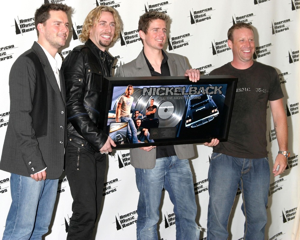 Nickelback;<br>American Music Awards 2006 - Press Room