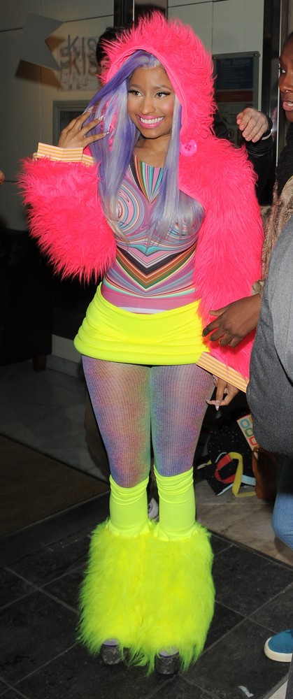 Nicki Minaj;<br>Nicki Minaj Leaving The Kiss 100 Radio Studios