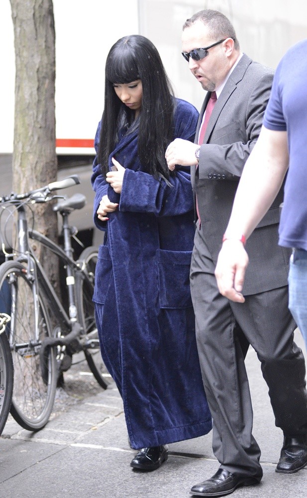 Nicki Minaj;<br>Nicki Minaj Seen on The Set of The Other Woman