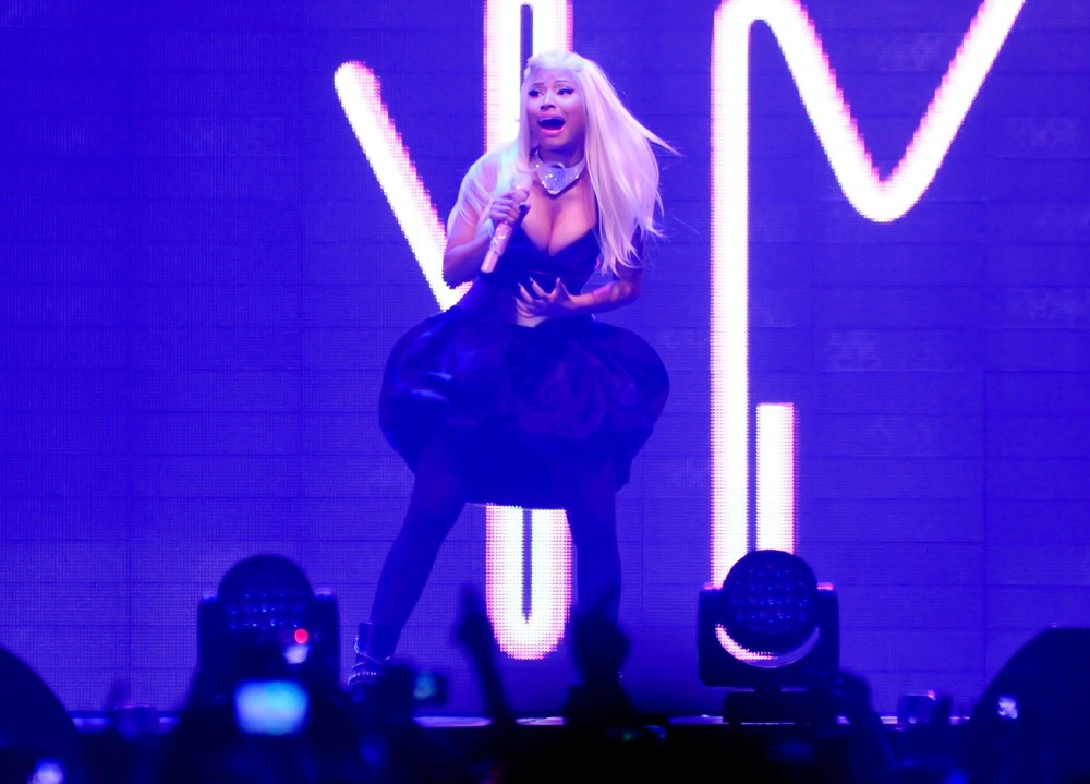 Nicki Minaj;<br>Nicki Minaj Performs on Stage During Her Pink Friday: Reloaded Tour 2012