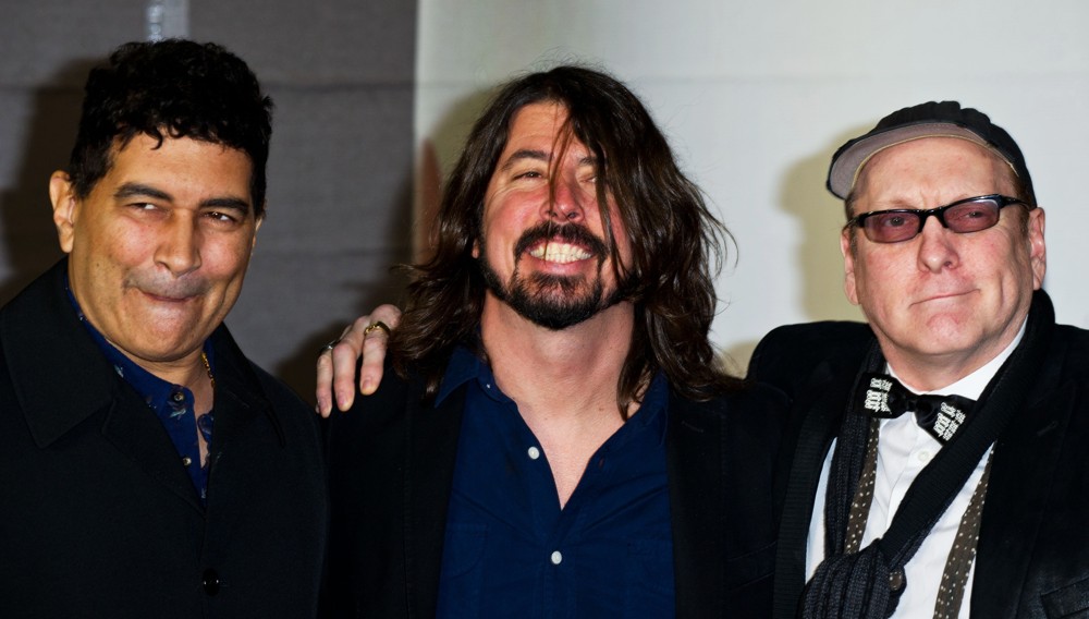 Pat Smear;Dave Grohl;Rick Nielsen;<br>The 2013 Brit Awards - Arrivals