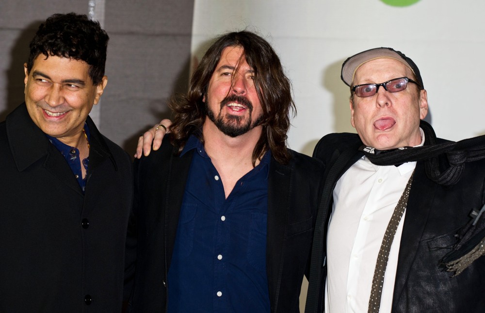 Pat Smear;Dave Grohl;Rick Nielsen;<br>The 2013 Brit Awards - Arrivals