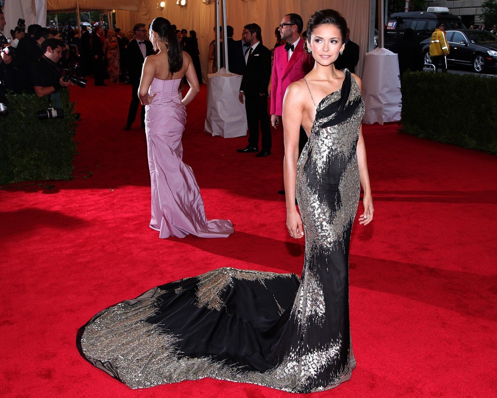 Nina Dobrev;<br>Schiaparelli and Prada Impossible Conversations Costume Institute Gala