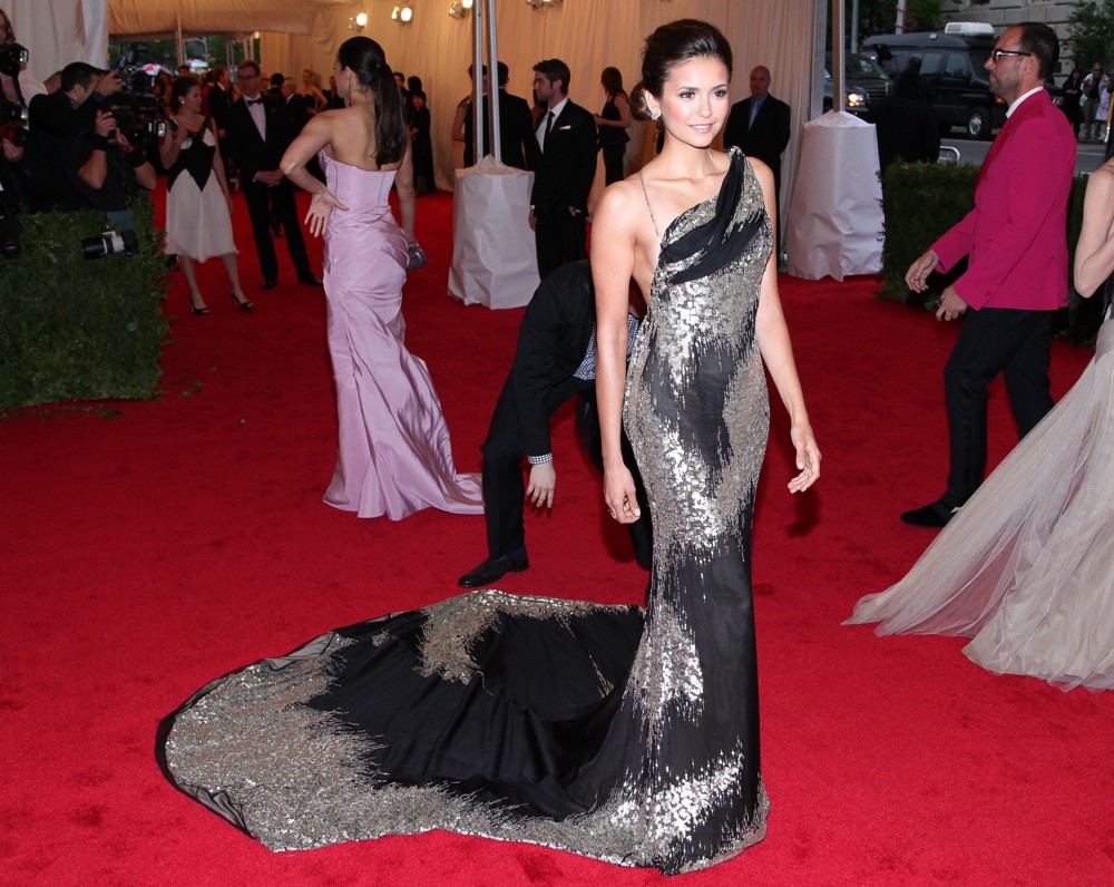 Nina Dobrev;<br>Schiaparelli and Prada Impossible Conversations Costume Institute Gala