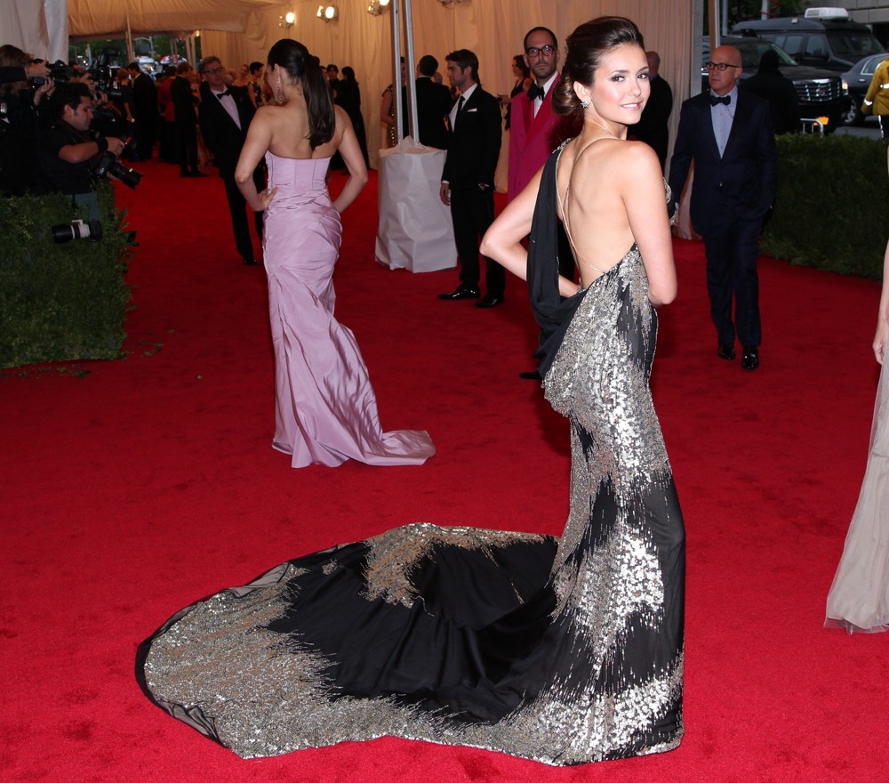 Nina Dobrev;<br>Schiaparelli and Prada Impossible Conversations Costume Institute Gala