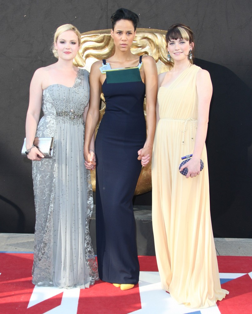 Kimberley Nixon;Zawe Ashton;Charlotte Ritchie;<br>The 2012 Arqiva British Academy Television Awards - Arrivals