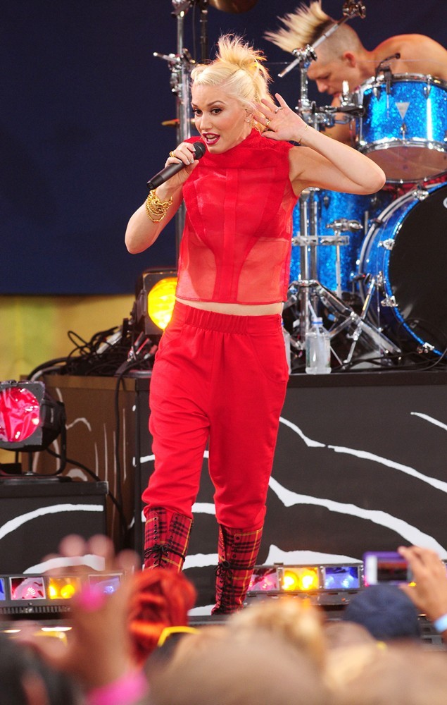 Gwen Stefani;Adrian Young;No Doubt;<br>No Doubt Perform Live as Part of Good Morning America's Summer Concert Series