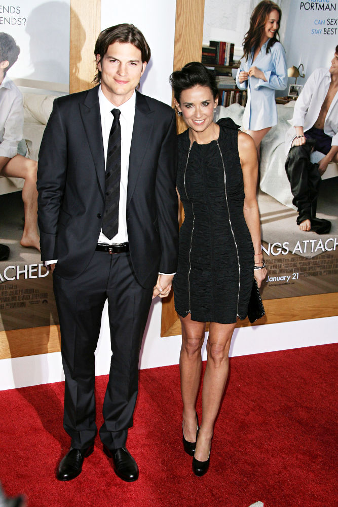 Ashton Kutcher;Demi Moore;<br>Los Angeles Premiere of 